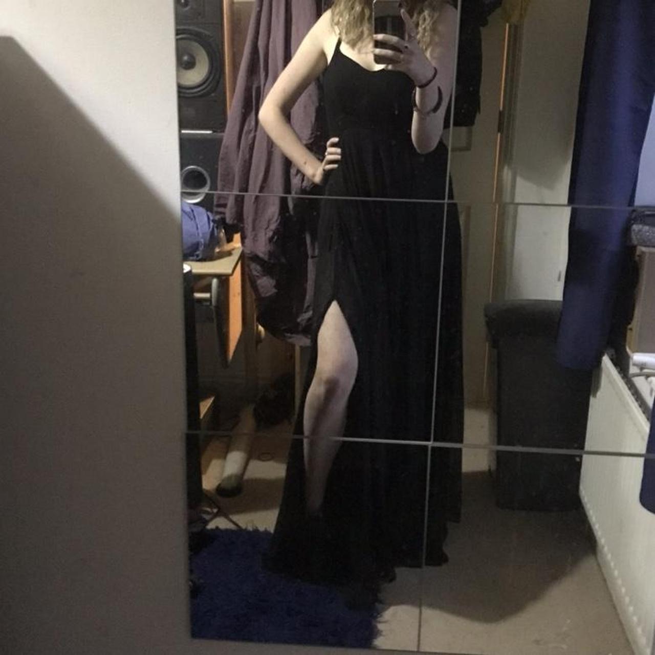 Beautiful Black Religion maxi dress. Depop