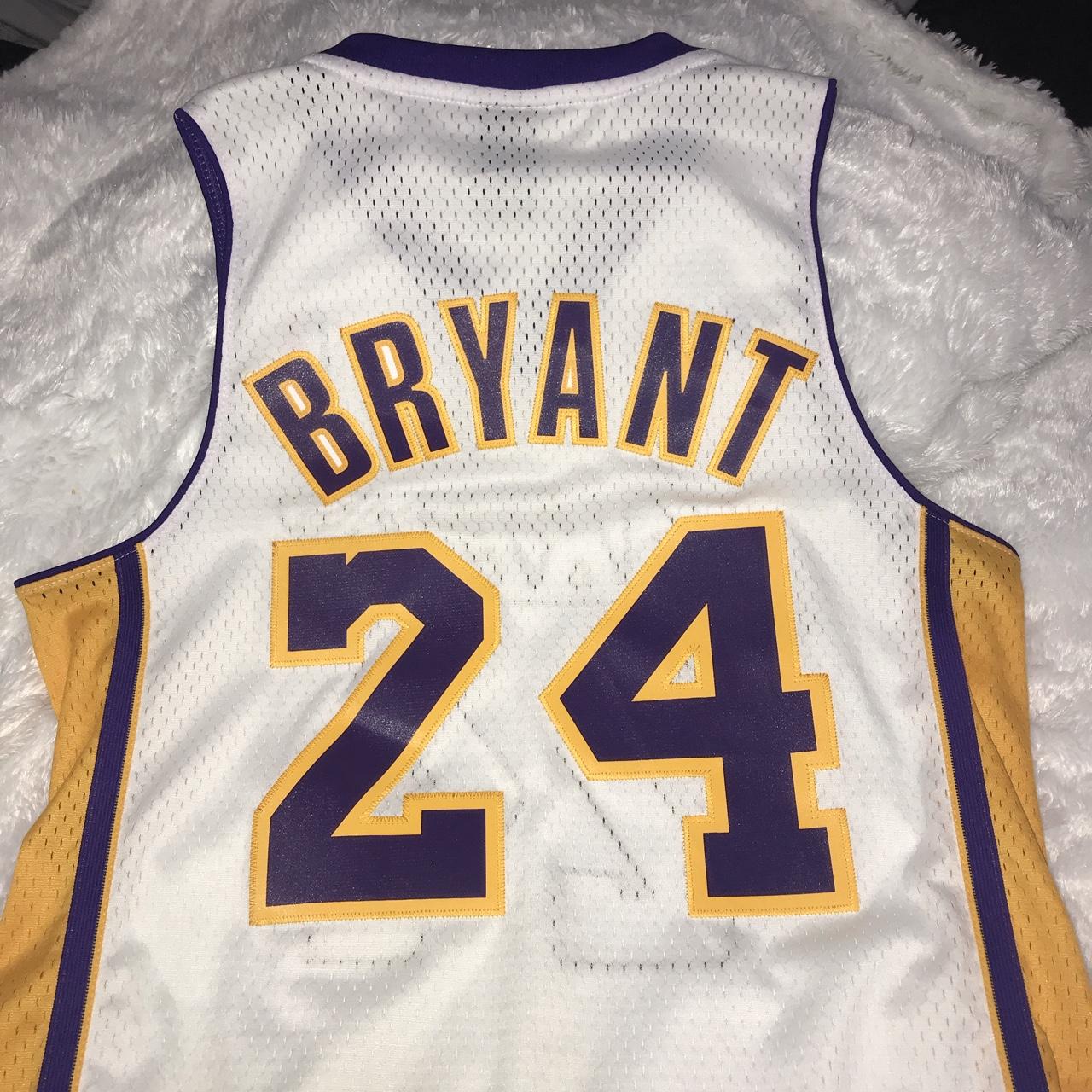 adidas NBA Kobe Bryant Swingman Jersey White A45980 - KICKS CREW