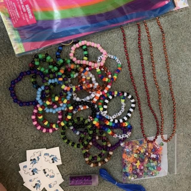 Rave bracelets Pony beads/friendship bracelets Free - Depop