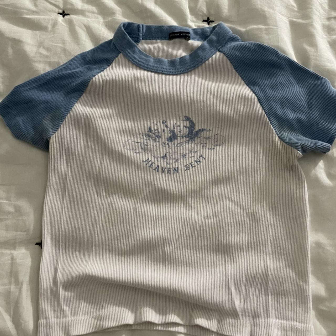 Brandy Melville angel shirt, very cute and very... - Depop