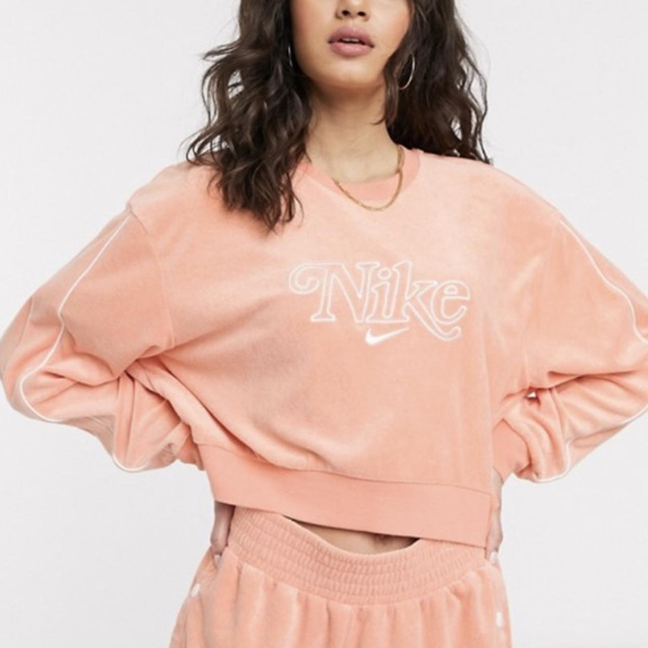 peach nike jacket