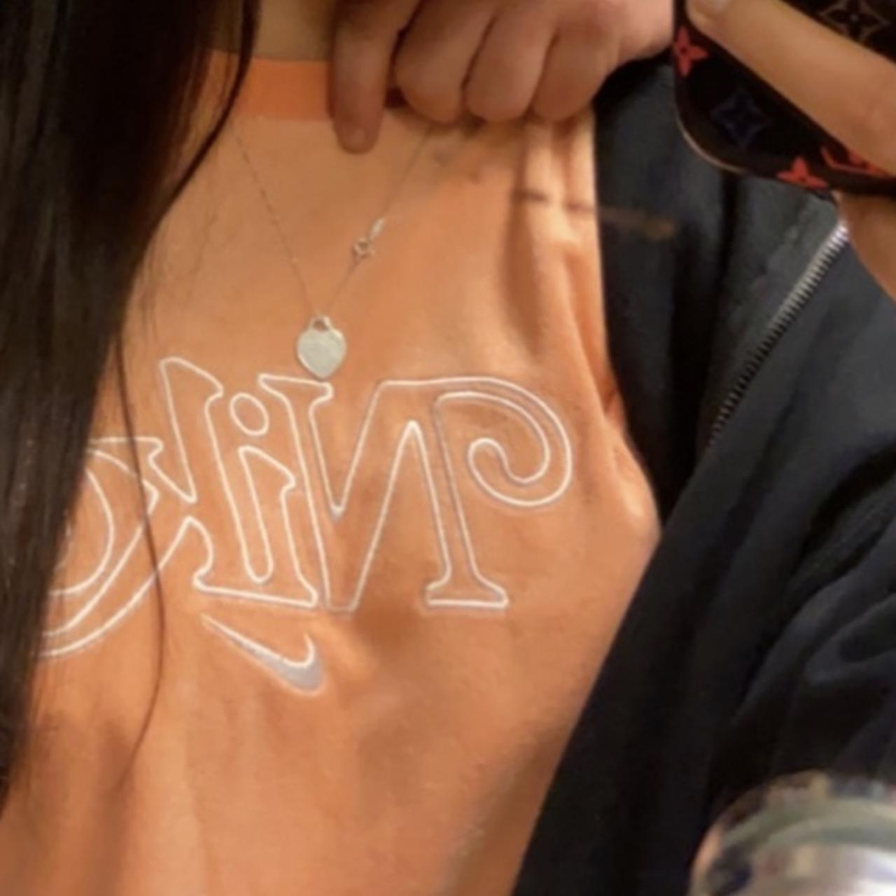 peach nike jacket
