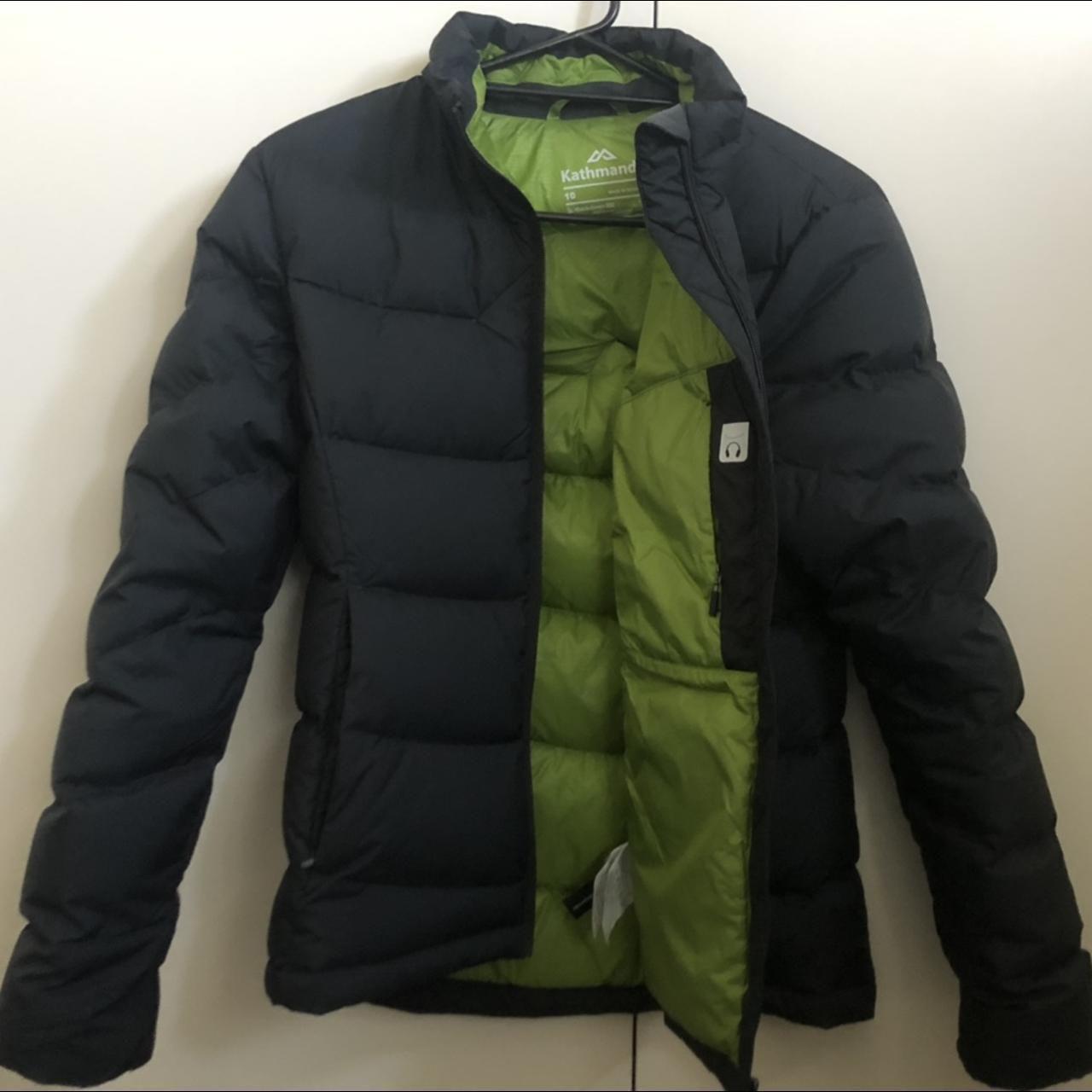 Kathmandu Puffer Down Hooded Jacket Womans Size... - Depop