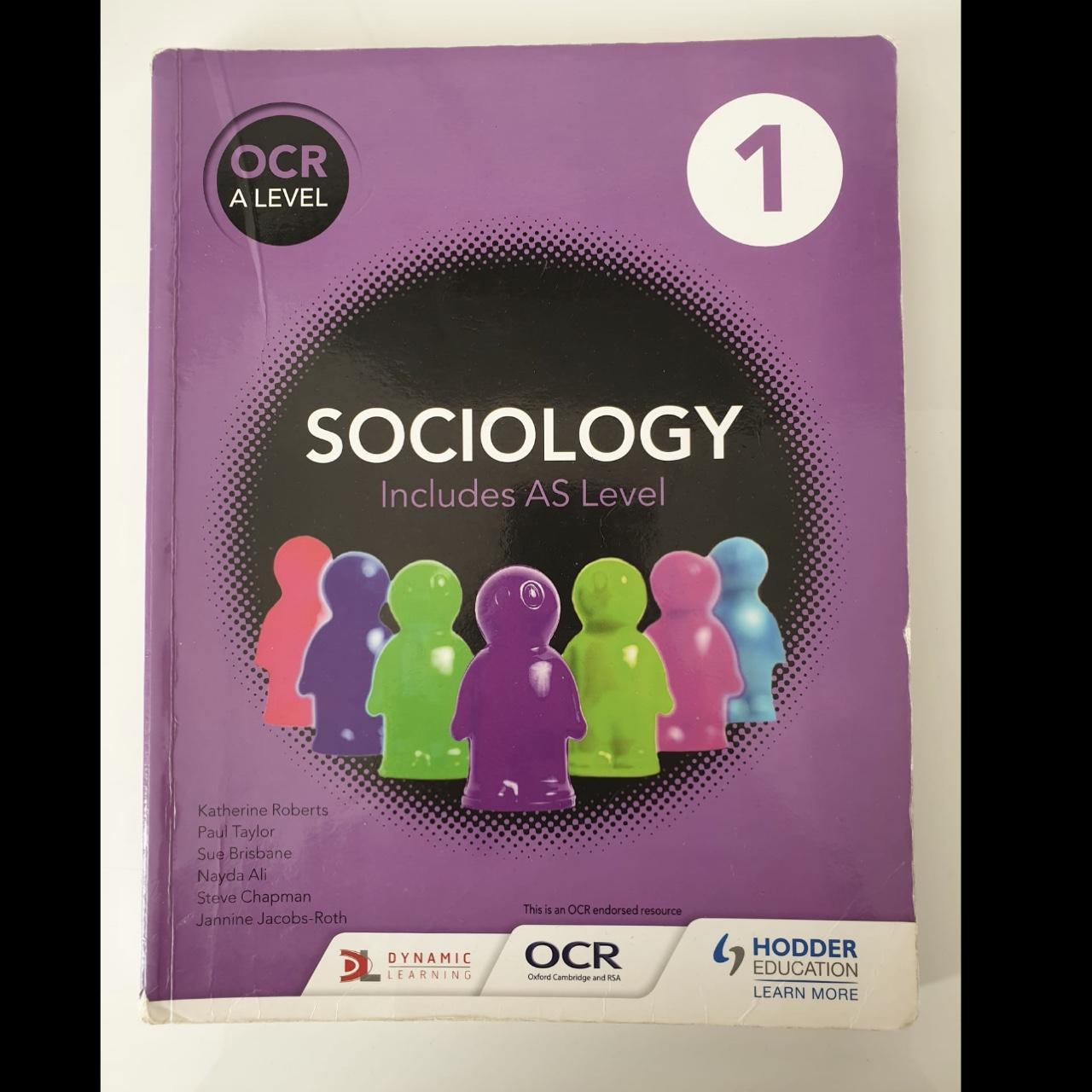 OCR A A Level Sociology Textbook AS Level-... - Depop