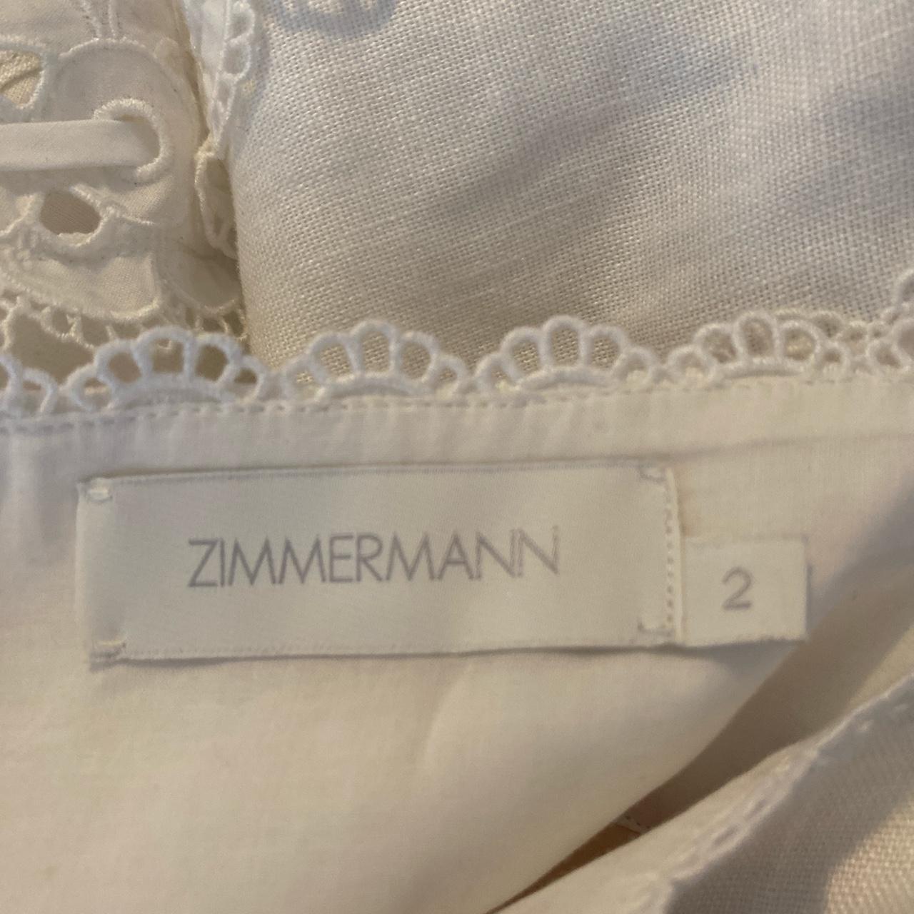 Zimmermann Women's White and Tan Blouse (4)