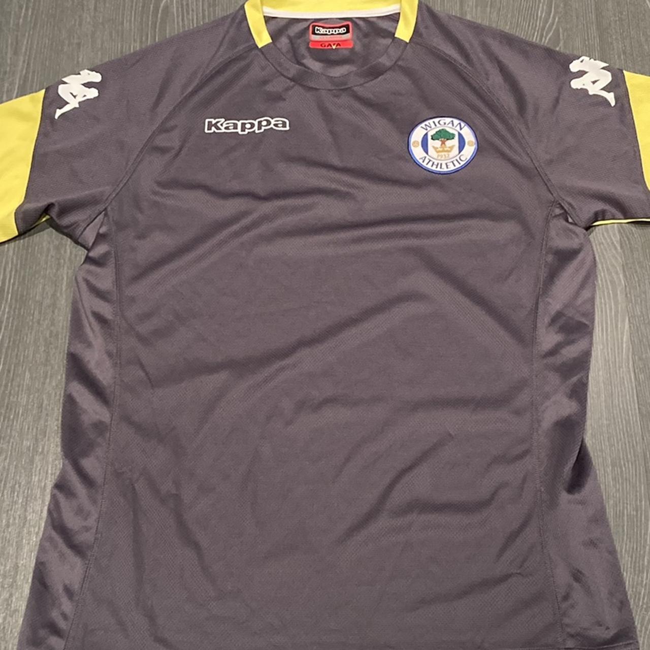 WIGAN ATHLETIC TRAINING FOOTBALL SHIRT Size:... - Depop