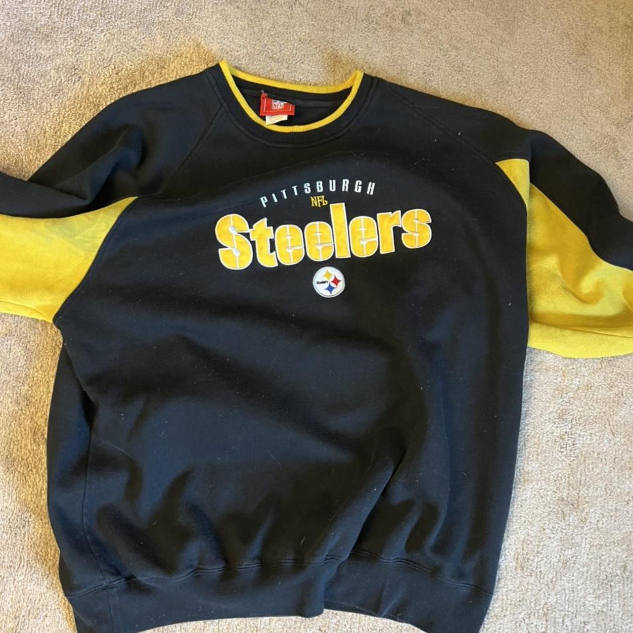 Vintage 90s Pittsburgh Steelers Mens XL Sweatshirt//... - Depop