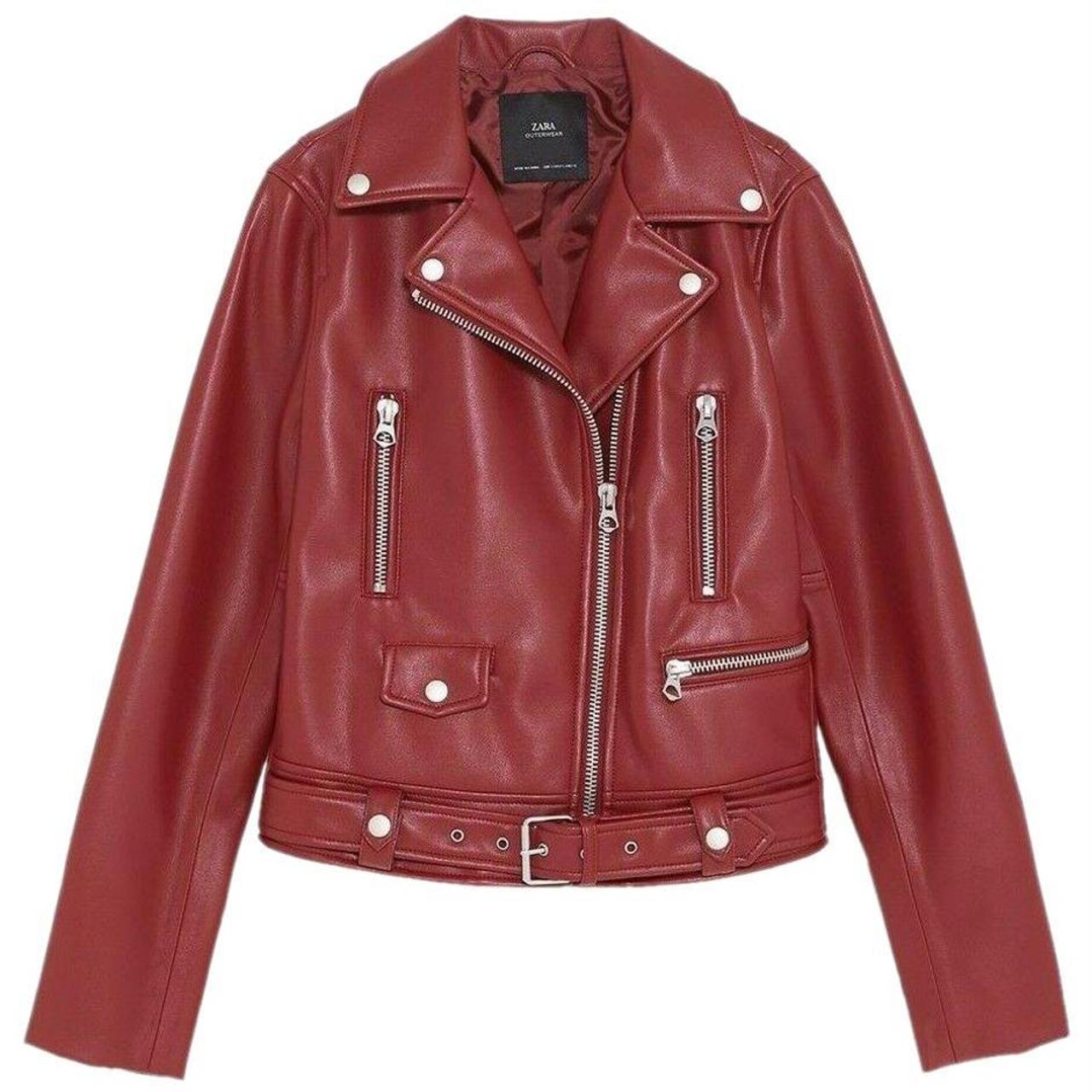 zara maroon jacket