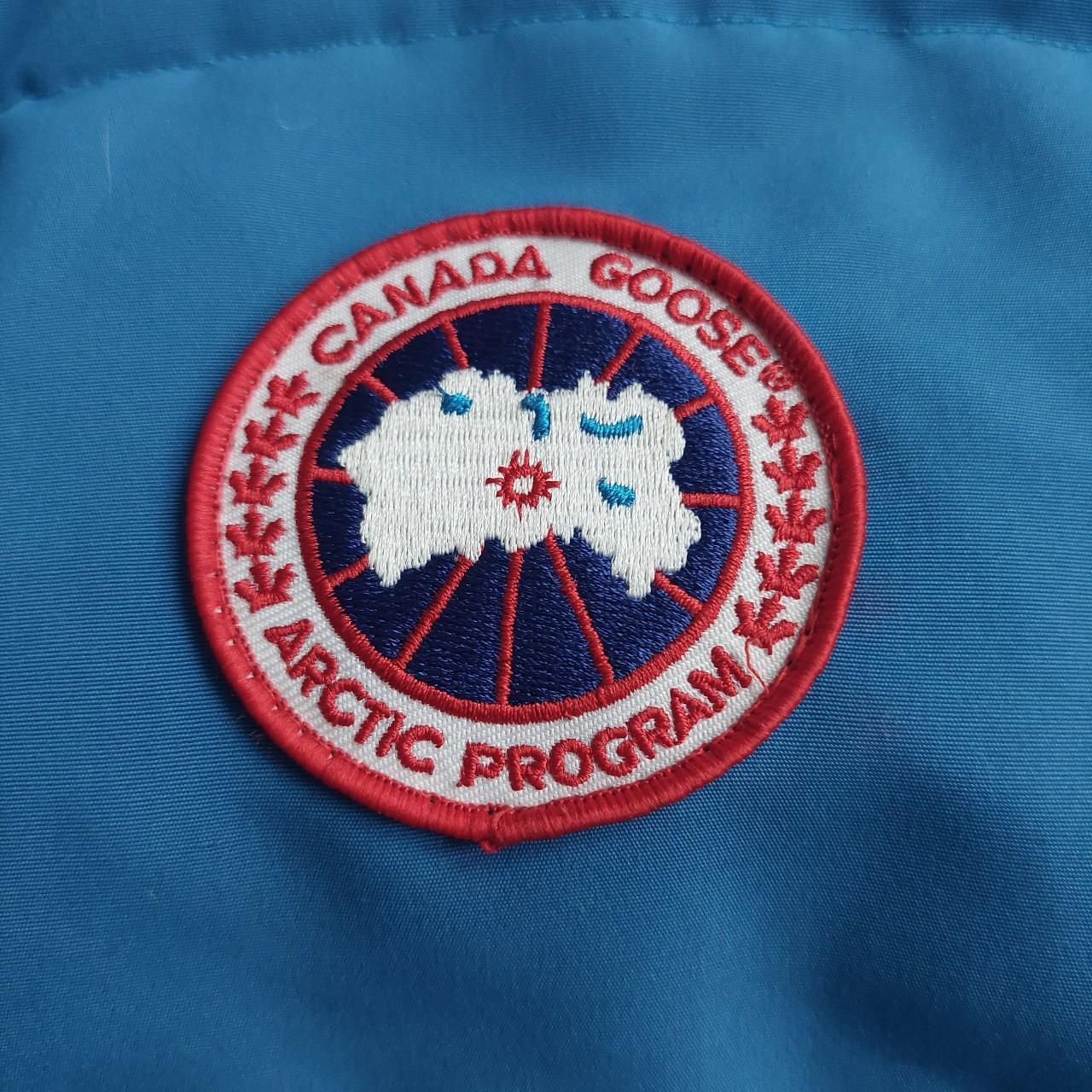 Canada Goose Men's Blue Gilet | Depop