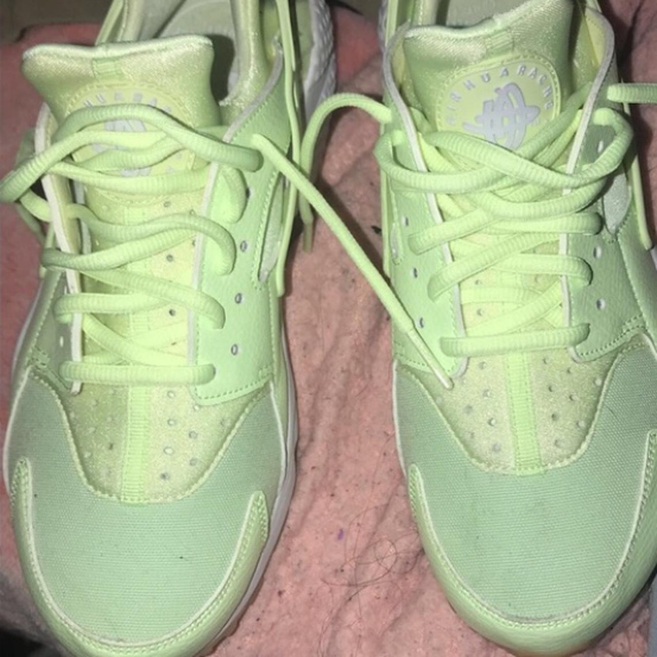 Lime green huaraches shoes on sale