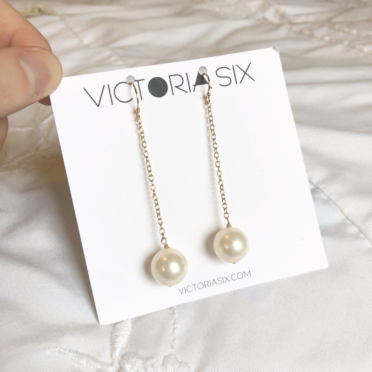 Anthropologie Pearl Drop Earrings In Perfect Depop 3835