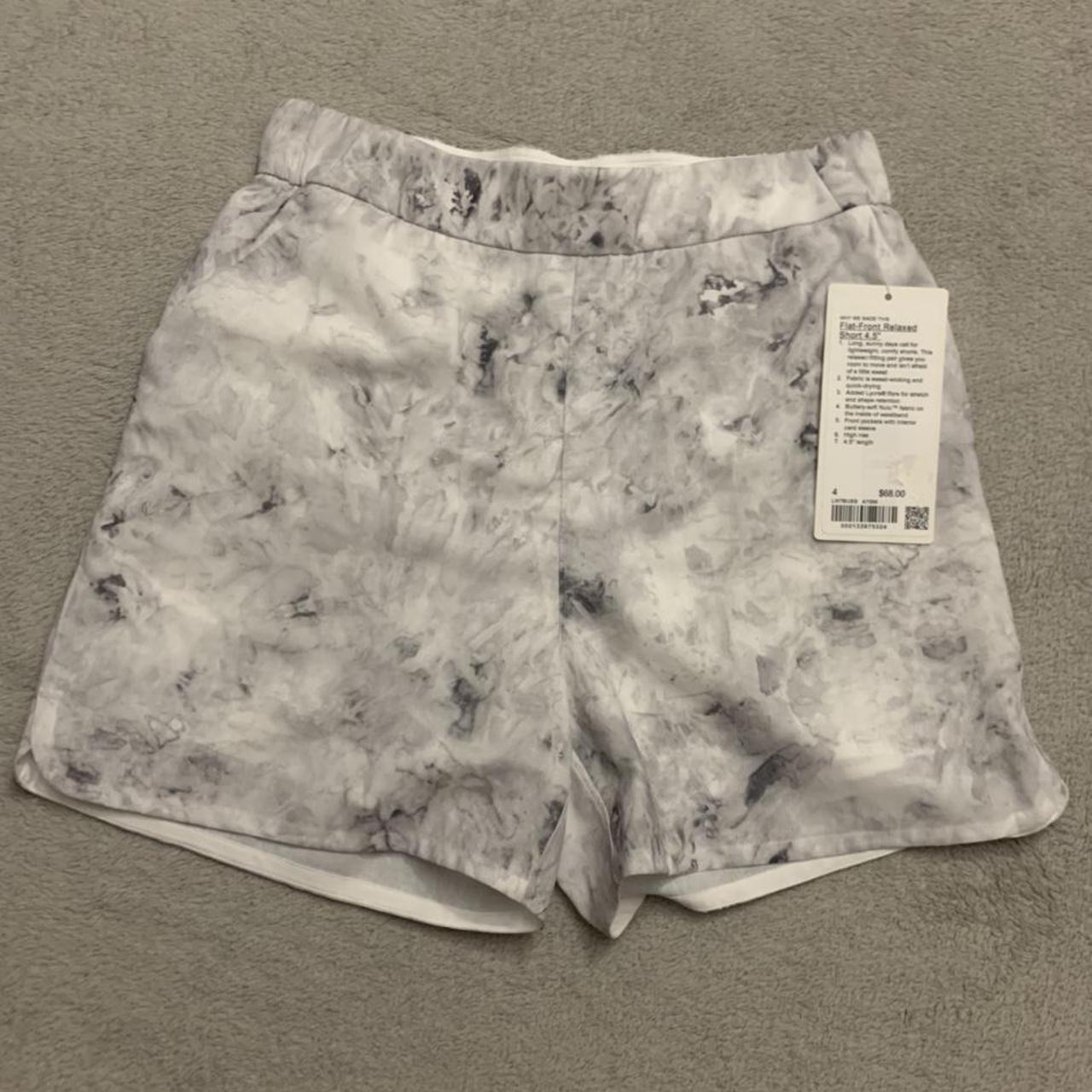 marble lululemon shorts