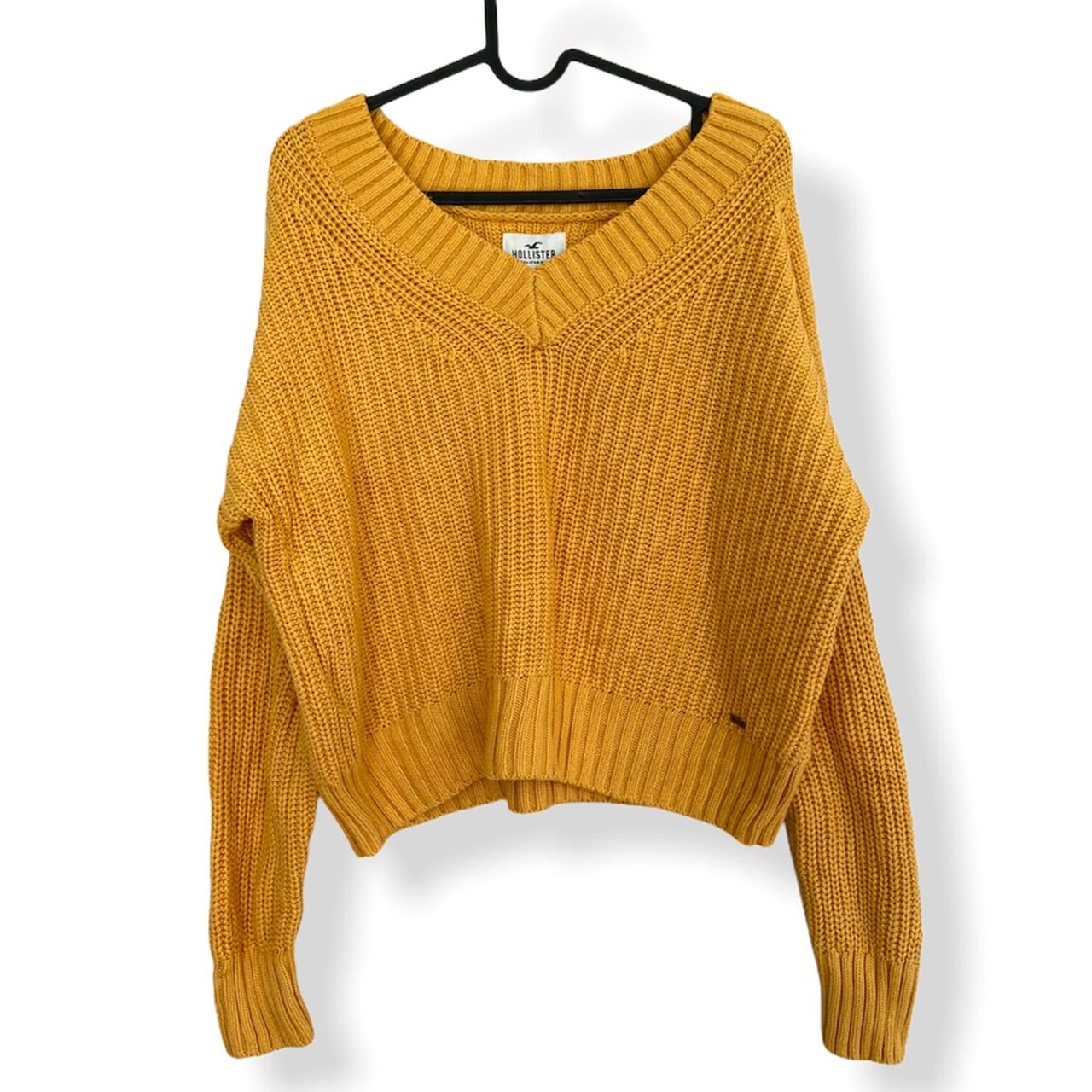 Hollister hotsell mustard sweater