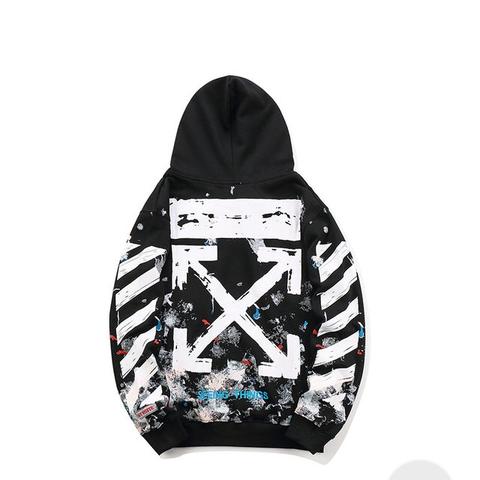 Off white firework clearance hoodie