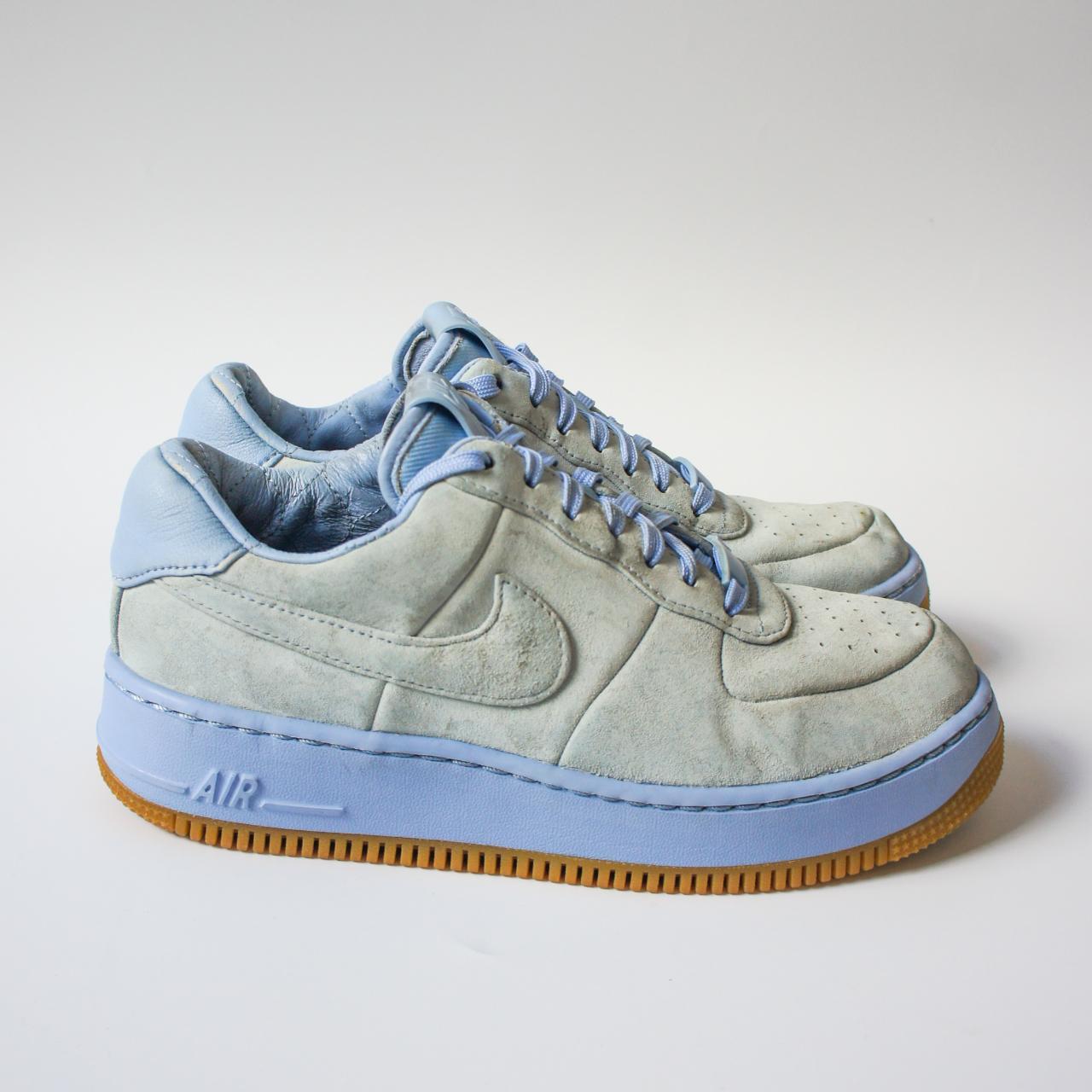 blue suede air force 1s