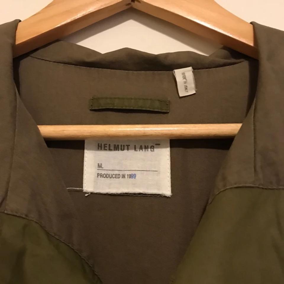 (1999) Helmut Lang Archive Lightweight Military... - Depop