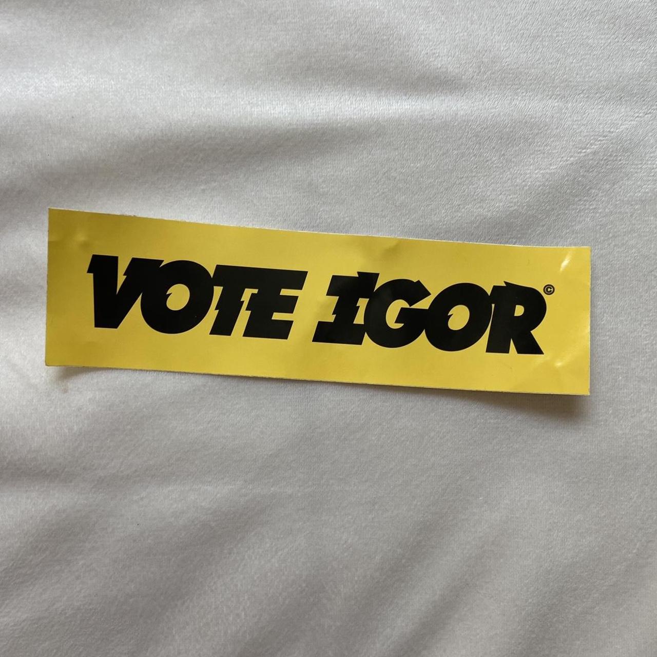 Vote Igor Poster 