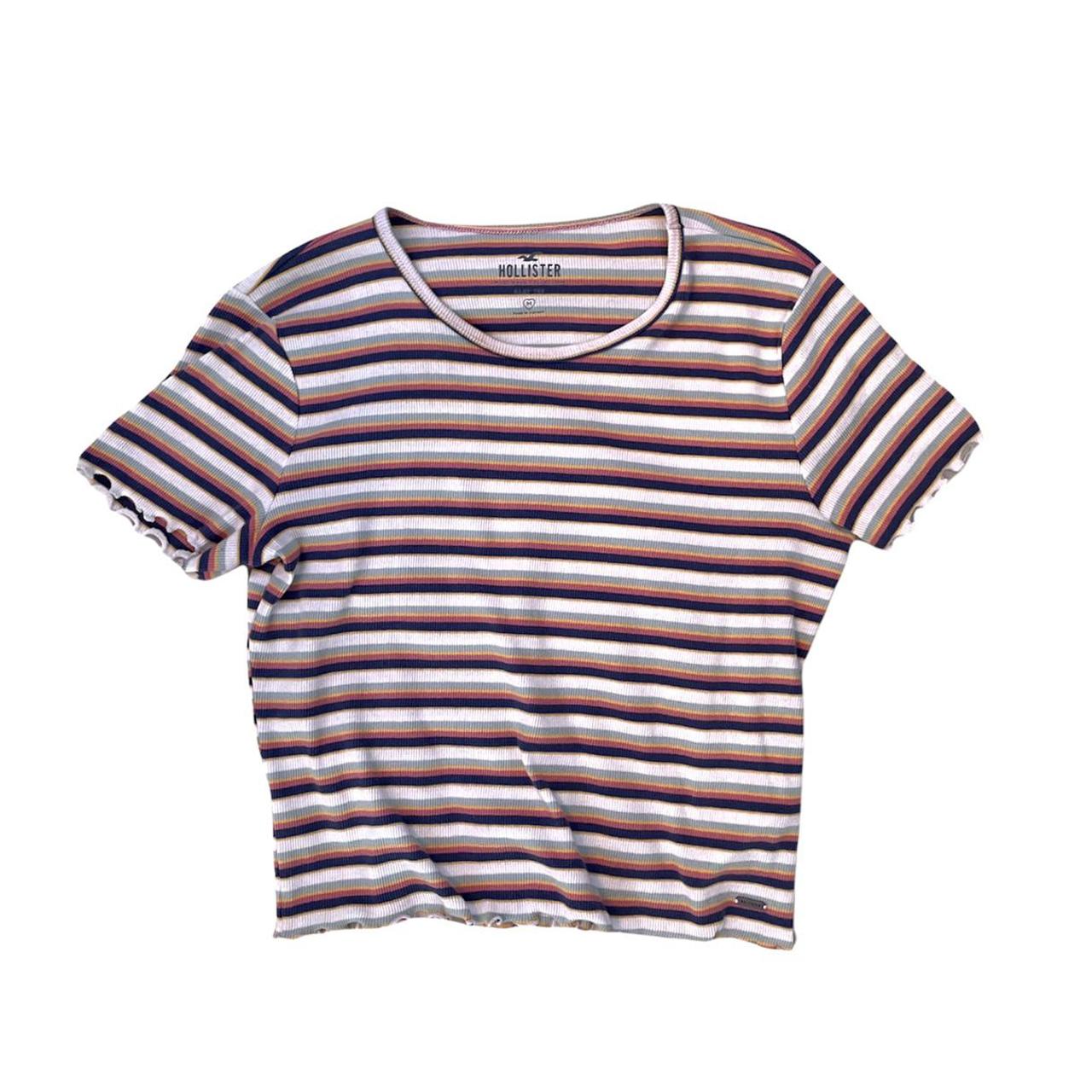 Hollister retro inspired lettuce trim short