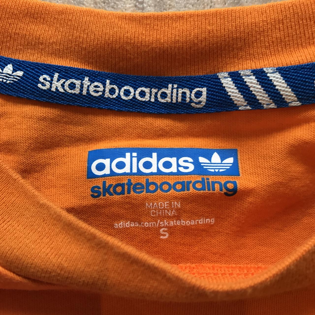 Adidas skateboarding x enjoi orange T shirt in size Depop