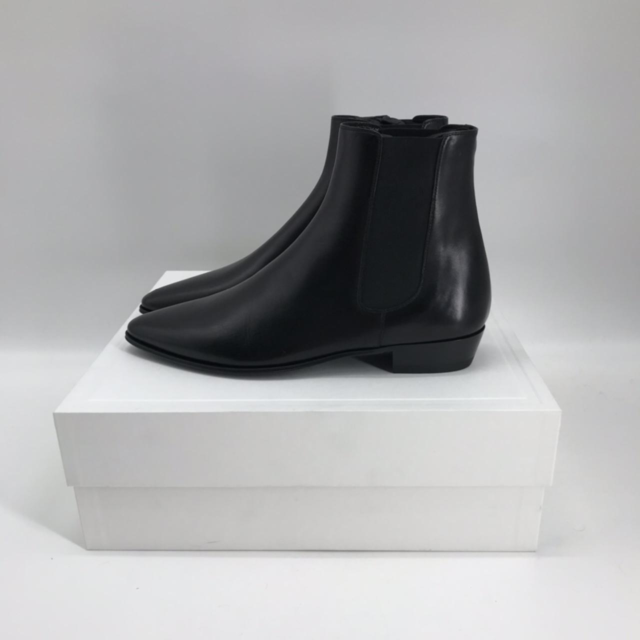 Celine Jacno Chelsea Boot In Shinny Calf Any... - Depop