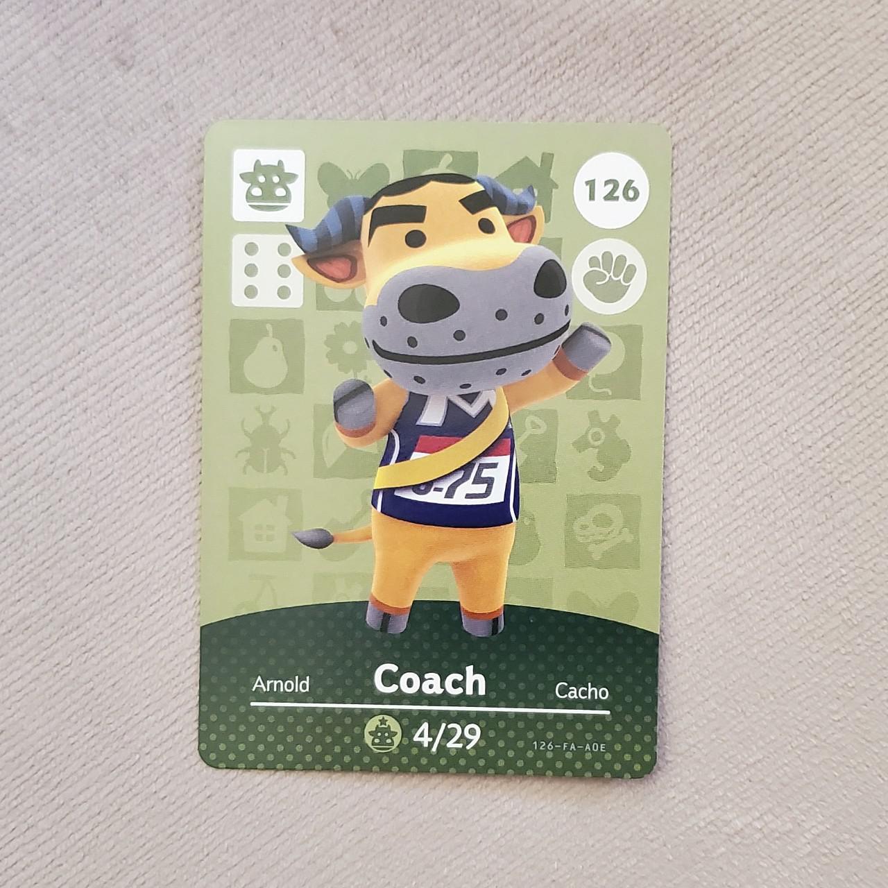 Animal Crossing Coach amiibo card 💗 Automatic free... - Depop