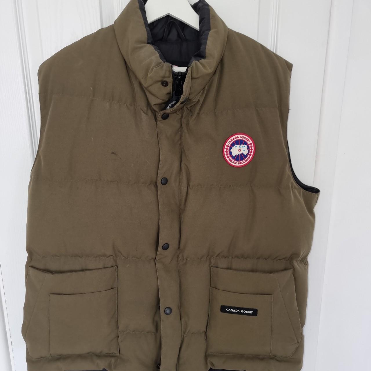 Canada goose hotsell gilet beige