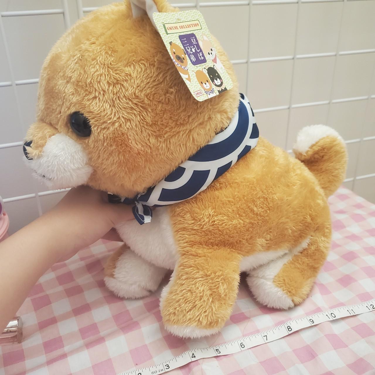 Shiba dog plushie stuffed animal 🎀 - around 13