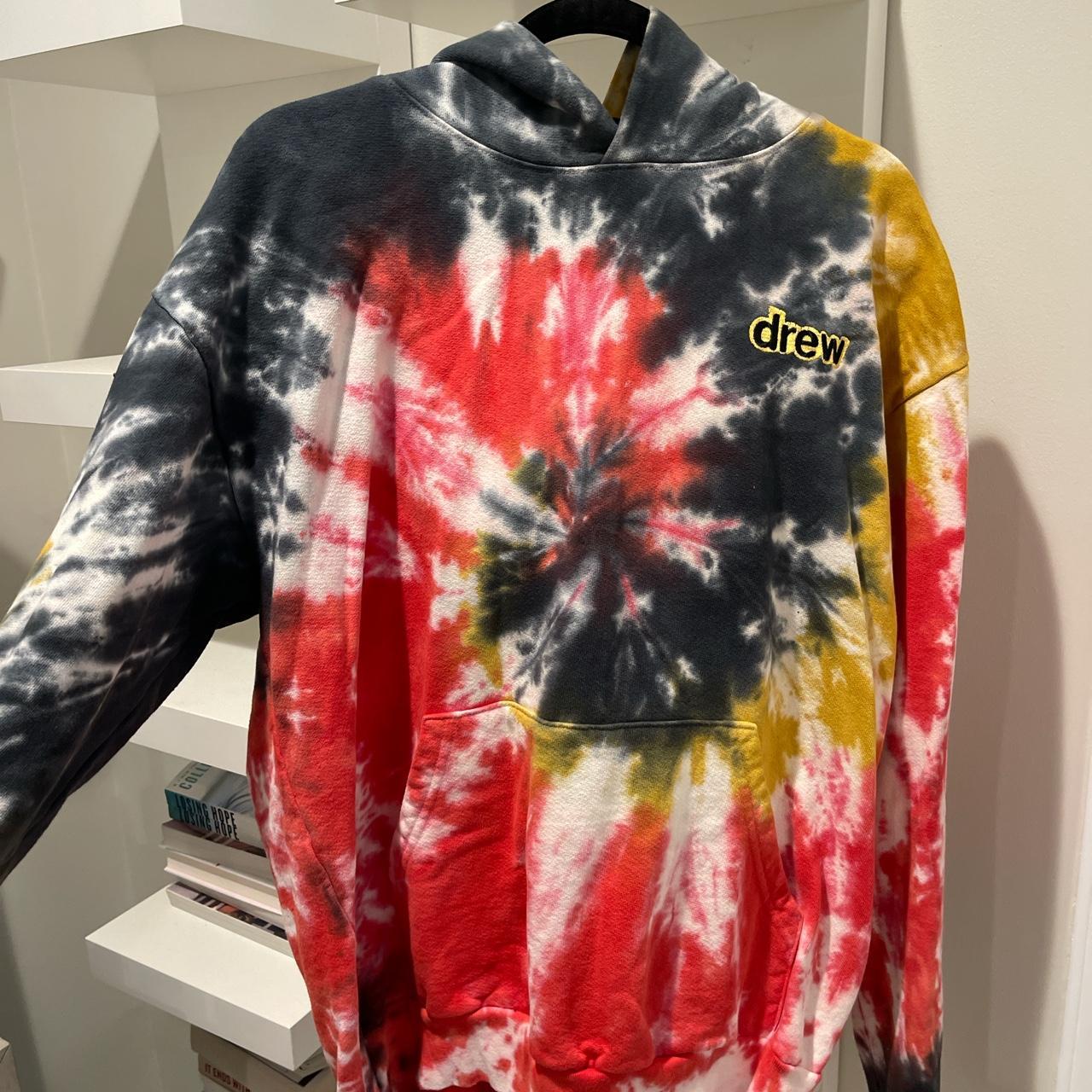 This is the Drew House Tie Dye Hoodie. It is size