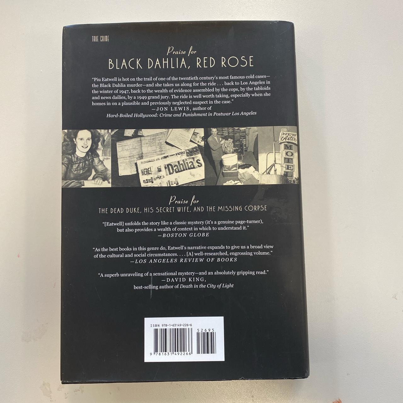 Black Dahlia, Red Rose by Piu Eatwell Never read,... Depop