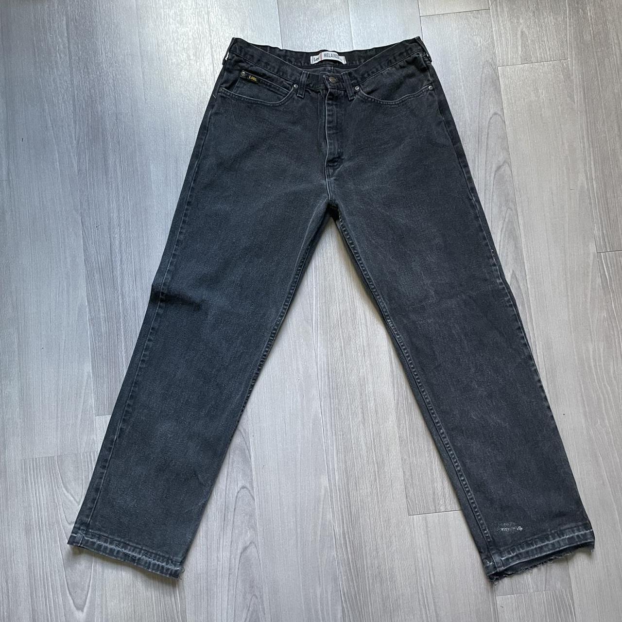 Lee Men's Black Jeans | Depop