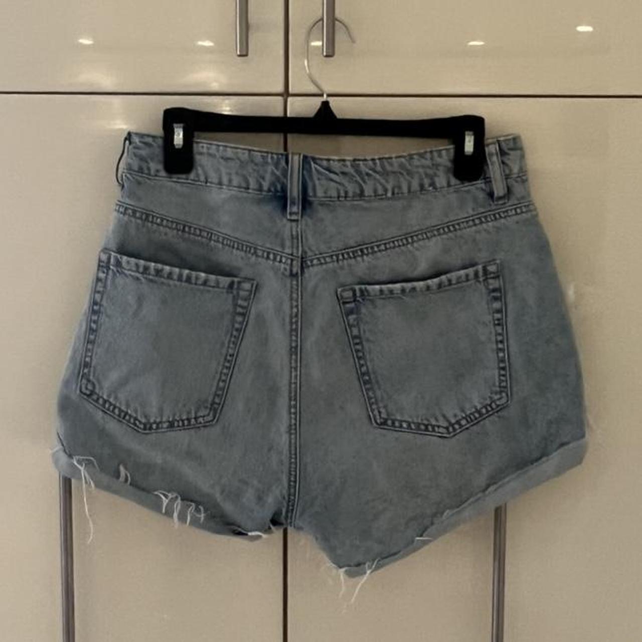 Garage Women's Blue Shorts Depop