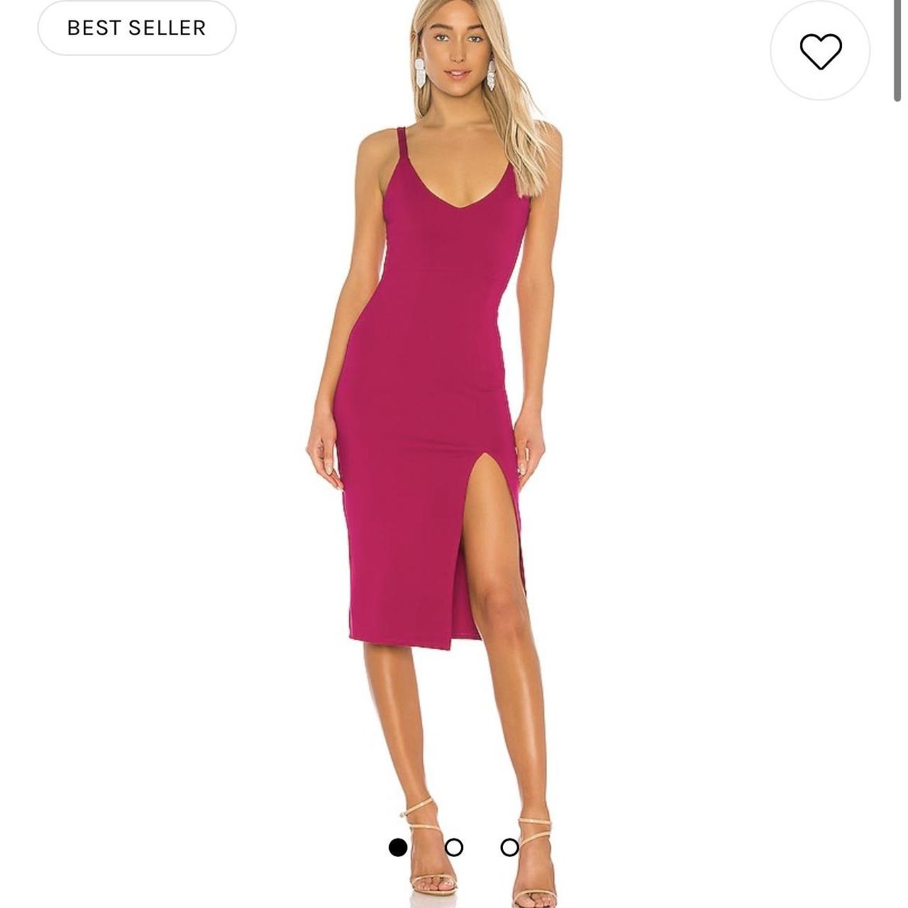 ISO! Lucie Midi Dress in Fuchsia, Lovers and Friends... Depop