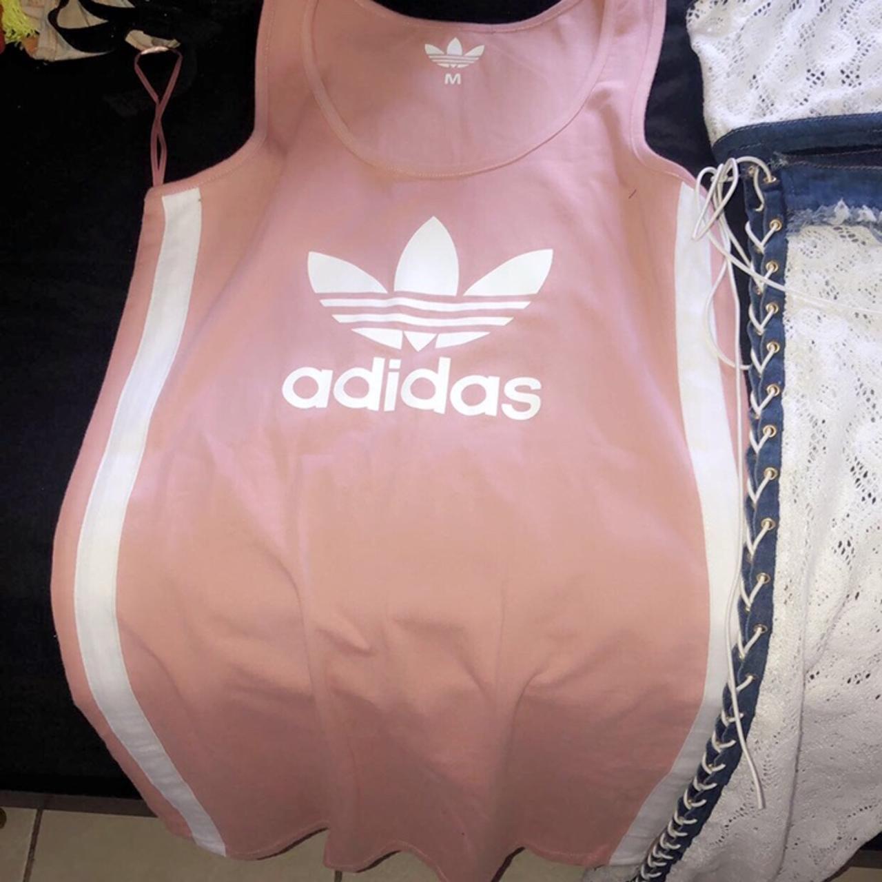 light pink adidas dress
