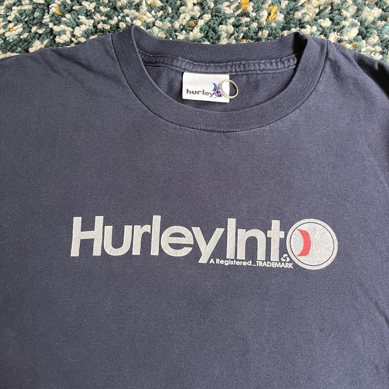 Hurley Men's Navy T-shirt | Depop