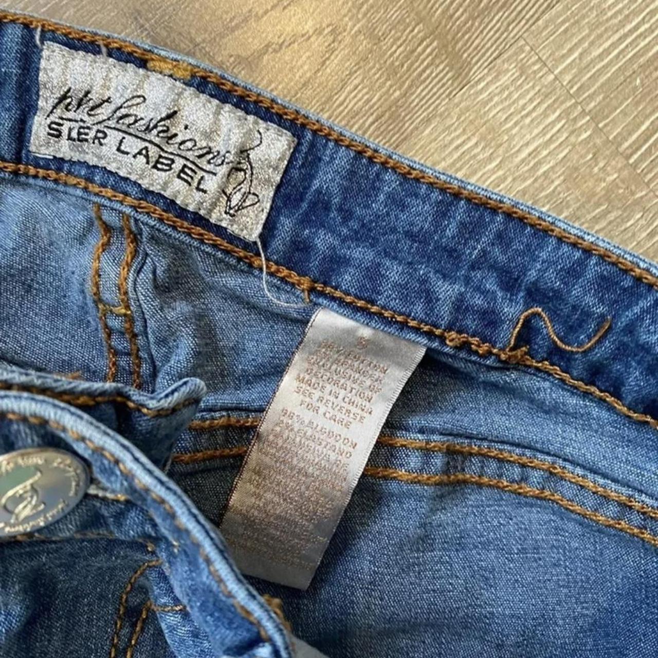 Baby Phat Capri Jeans Womens Size 16 Fashion Silver Label Stretch