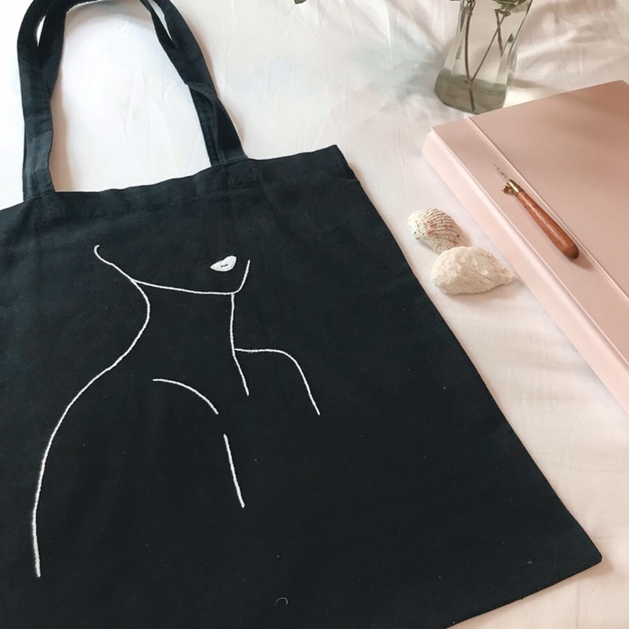 One Line Tote Bag 