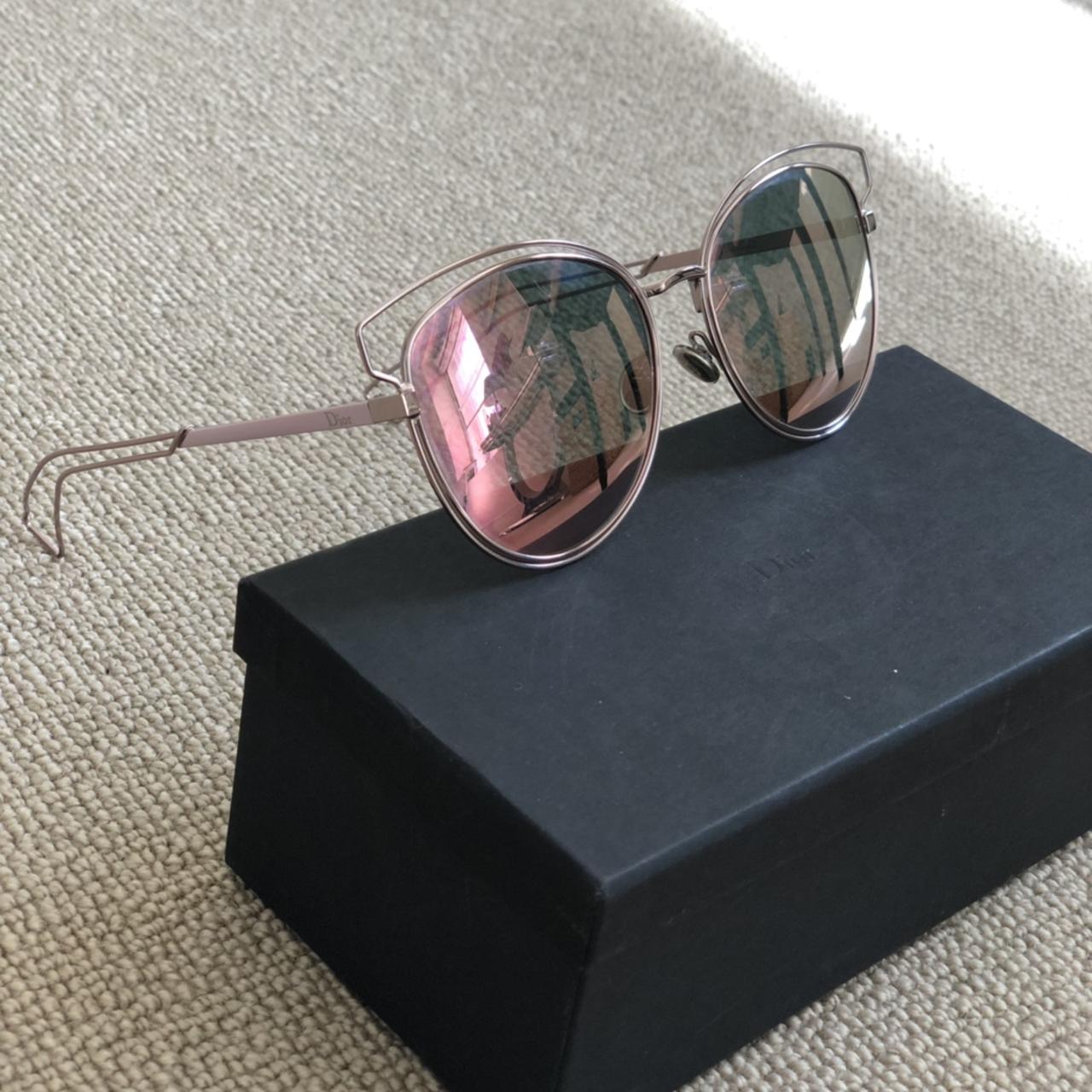 diorhit mirrored acetate sunglasses