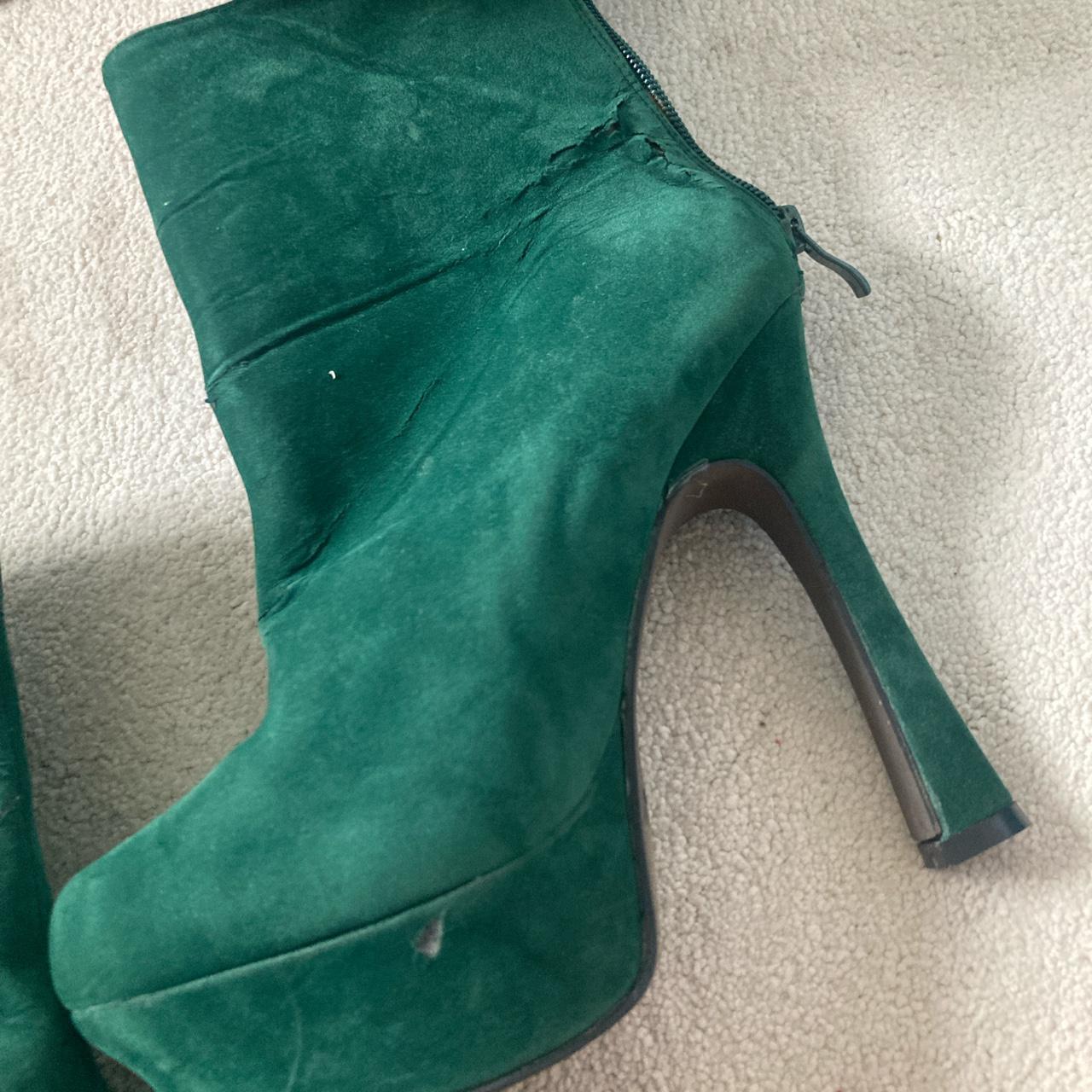 forest green ankle boots