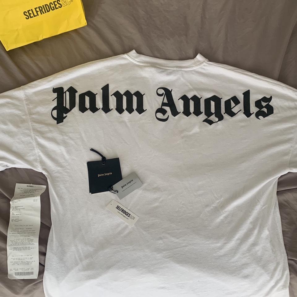 Palm Angels Kids Blue Oversize T-Shirt