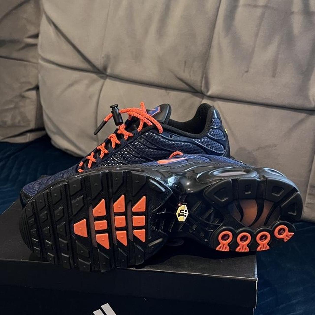 Nike TN Air Max Plus Navy Crimson Depop