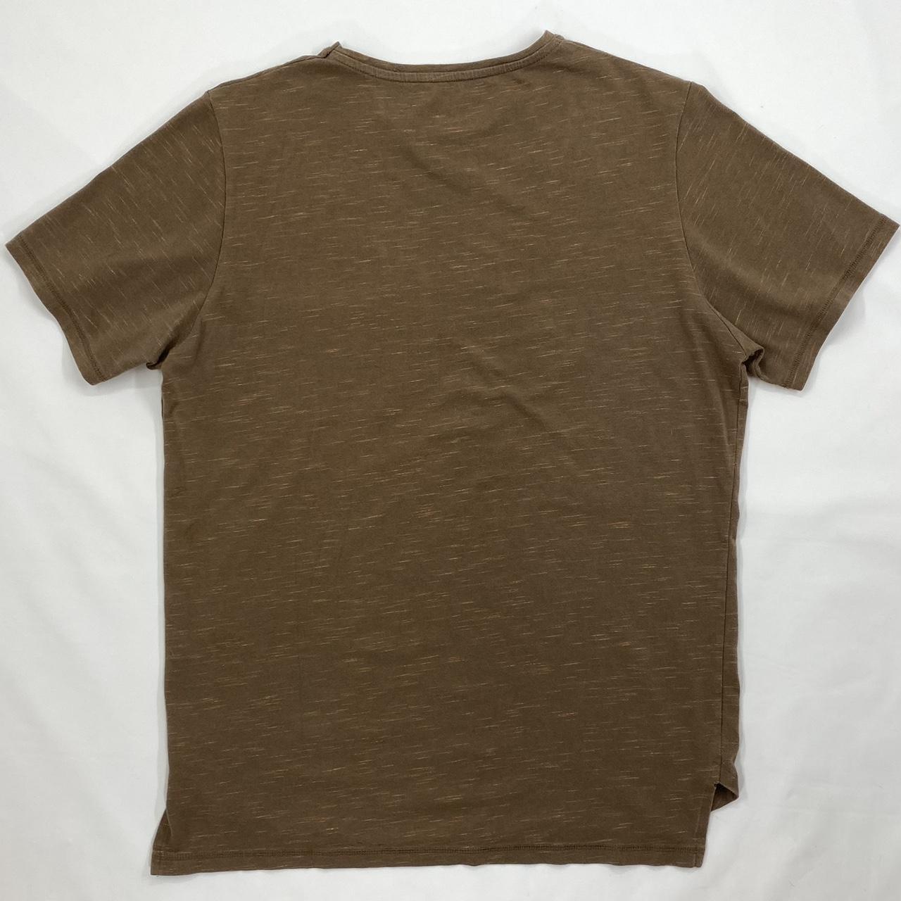 Native Youth Men's Brown and Tan T-shirt (3)