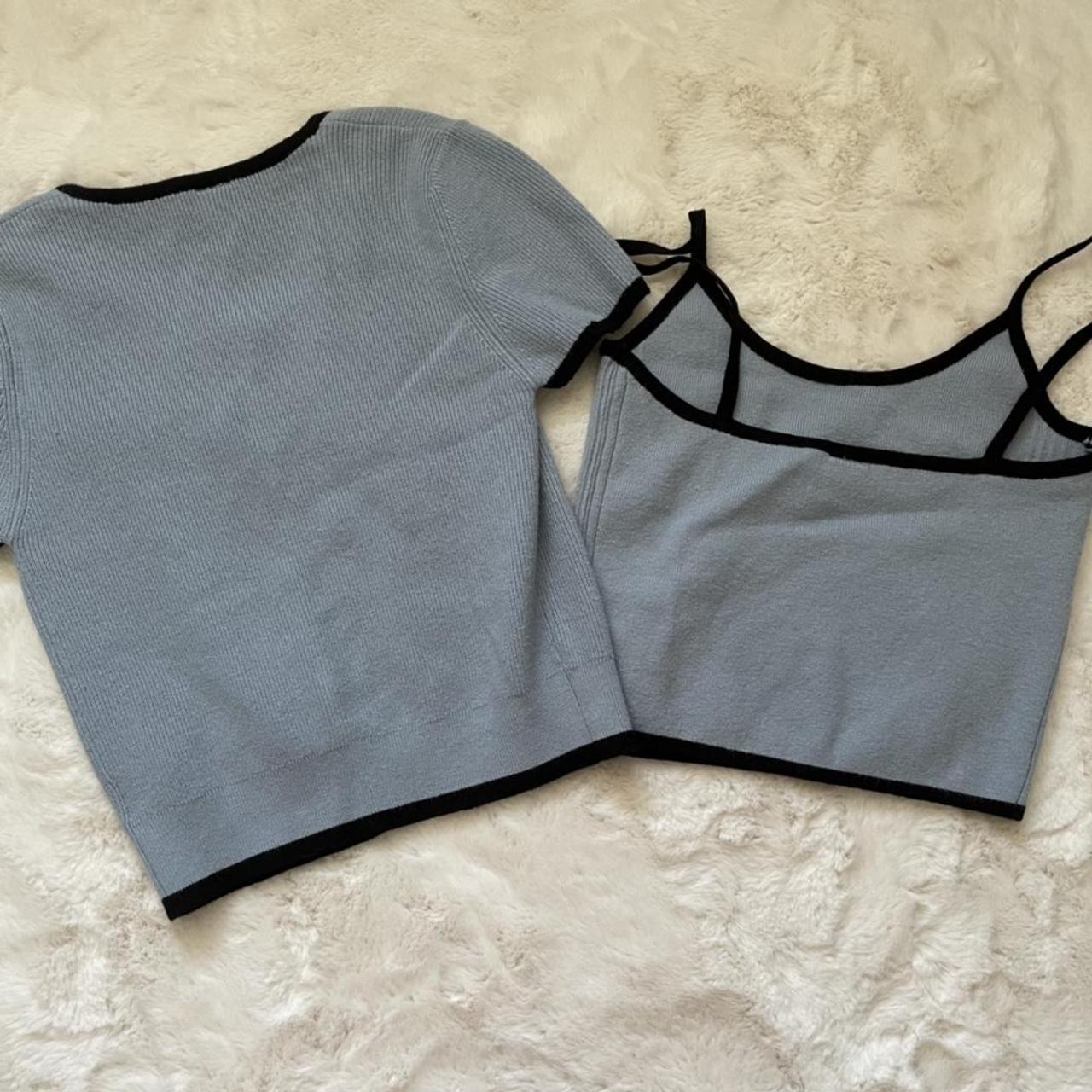 two piece urban outfitters knitwear cami and... - Depop