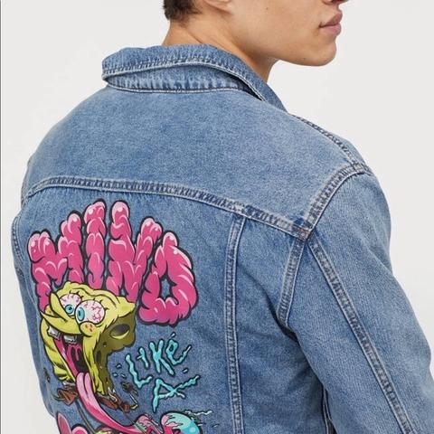 H&m spongebob hot sale jean jacket