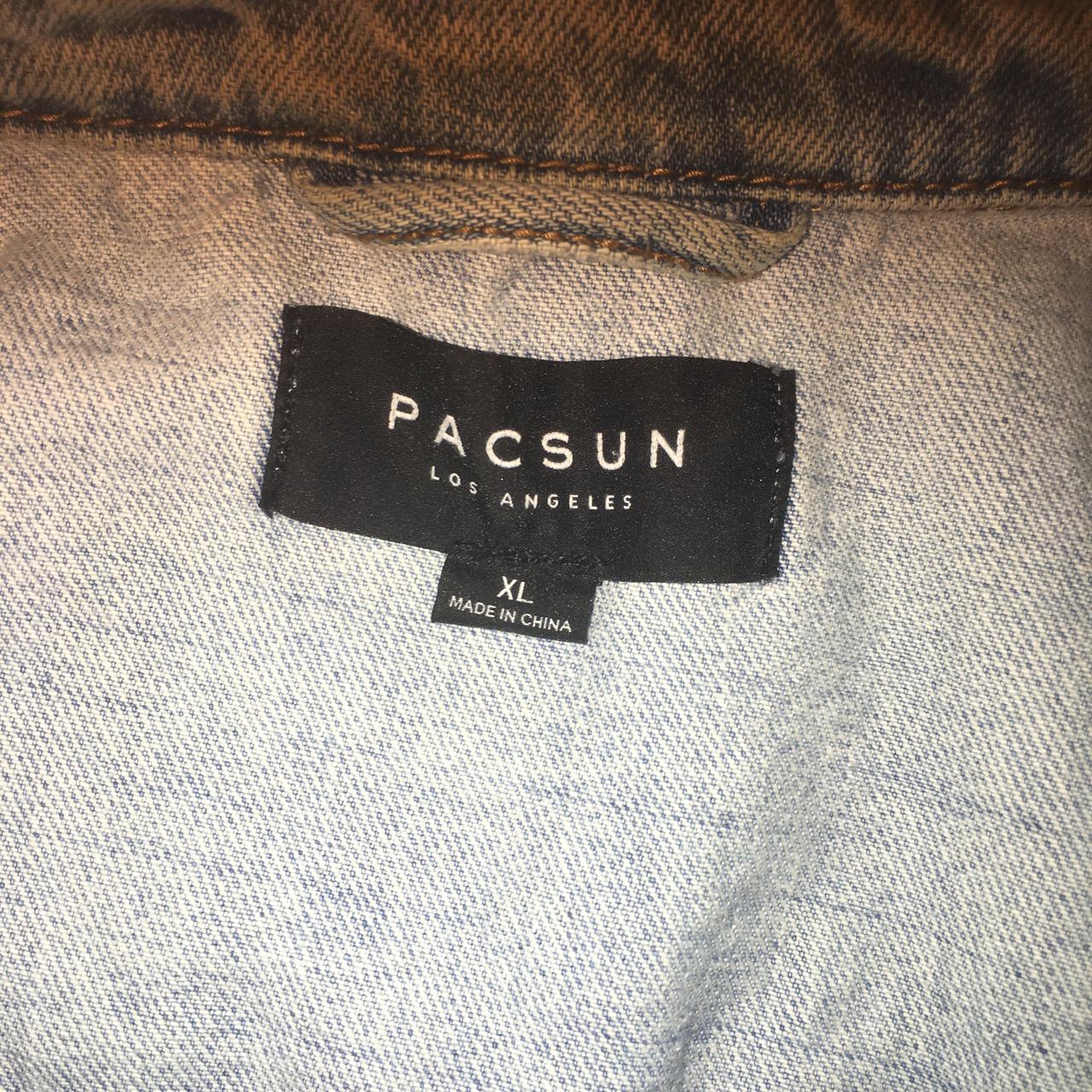 PACSUN ROSE DENIM JACKET SIZE XL FREE SHIPPING... - Depop