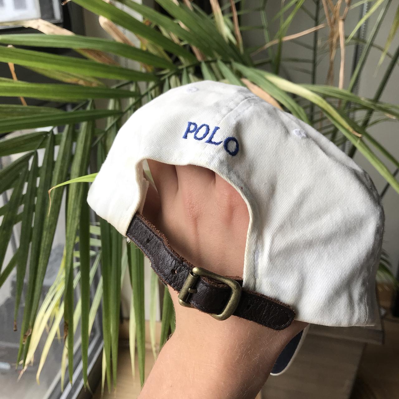 Original white Polo Ralph Lauren dad hat with. Depop