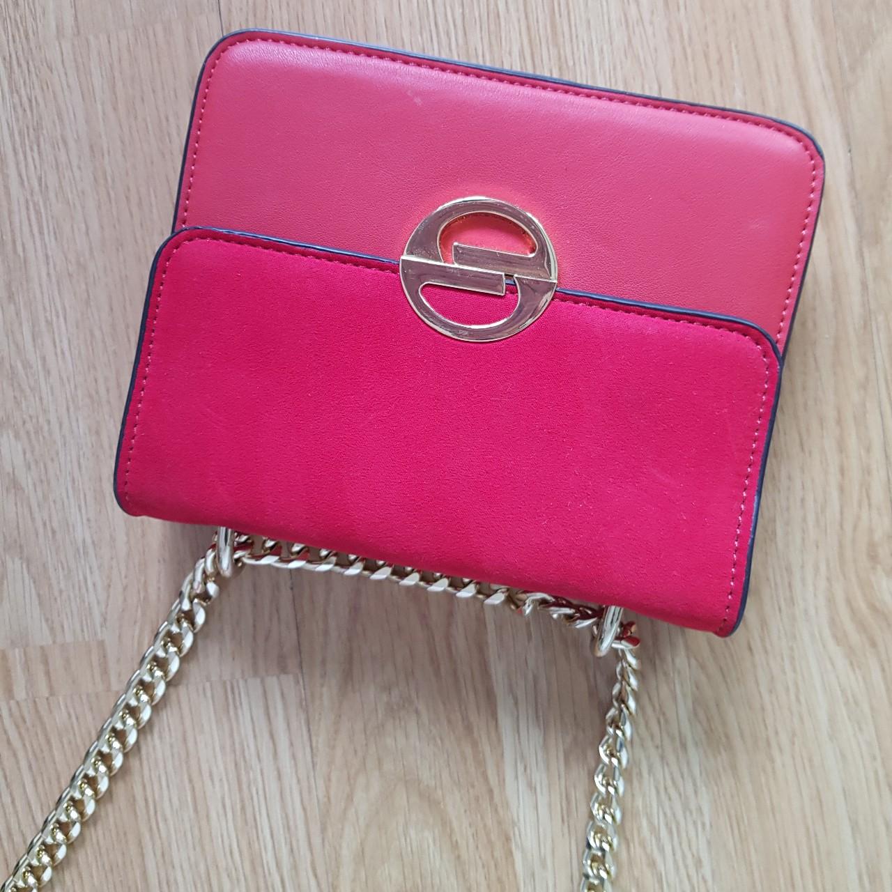 red bag with shoulder strap. Really good... Depop