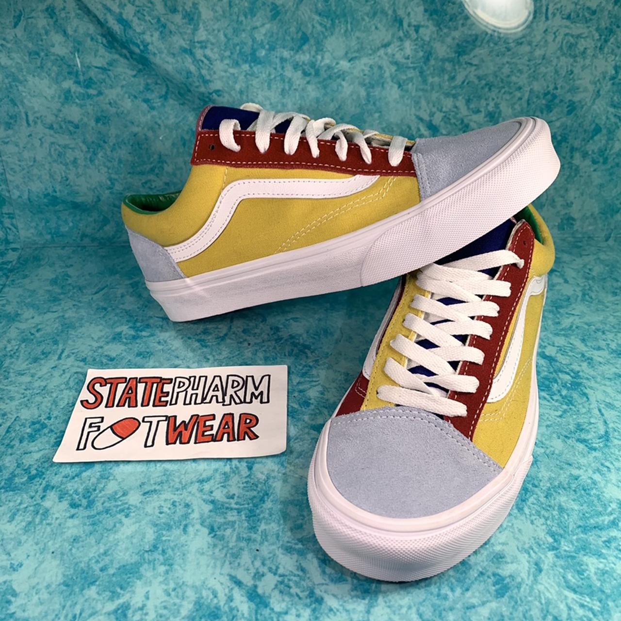 Vans multi colored sales shoes