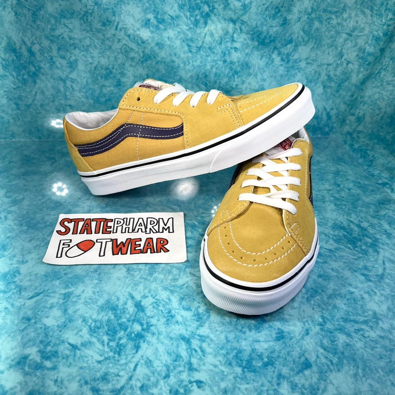 Vans purple and store yellow