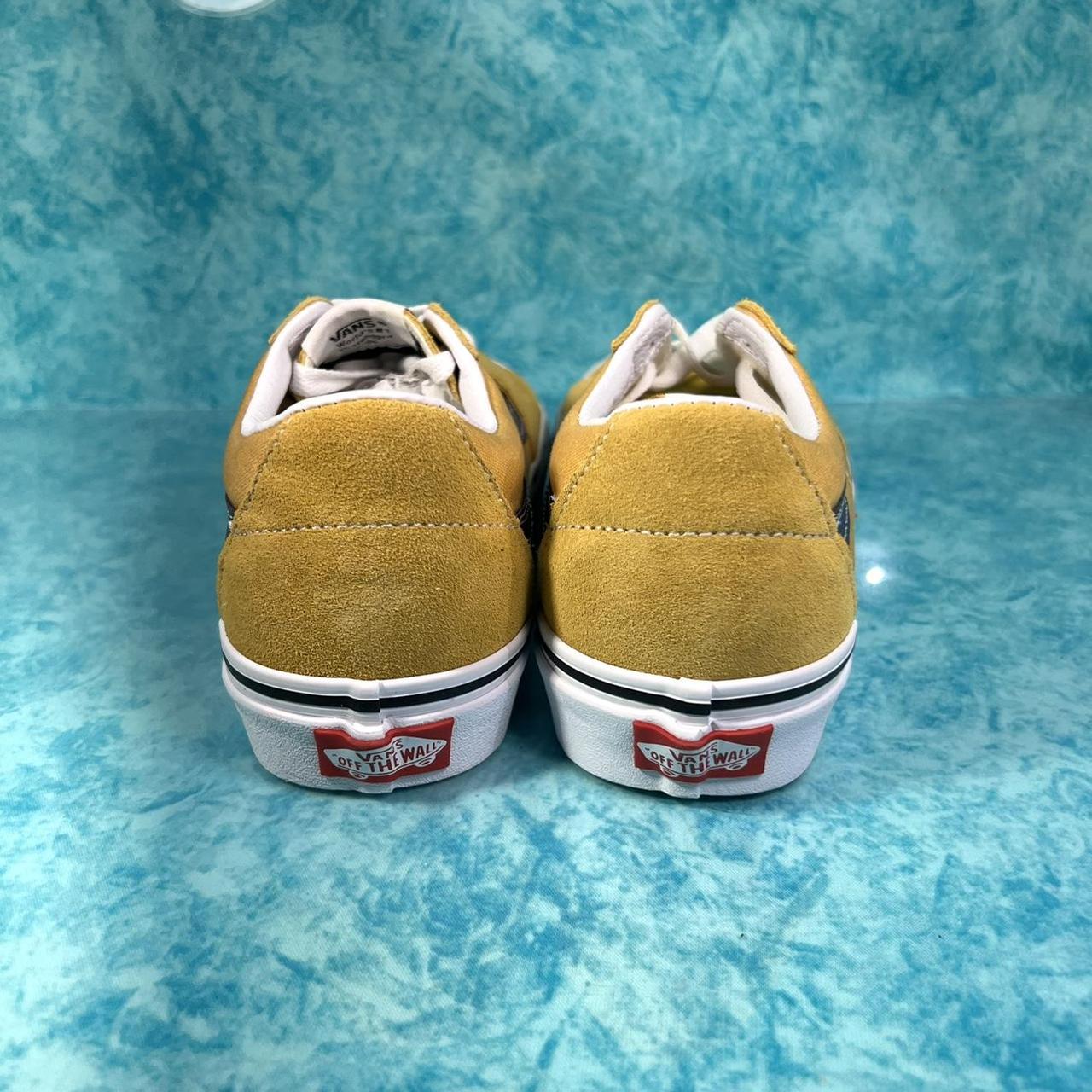 Vans sk8 low on sale womens gold