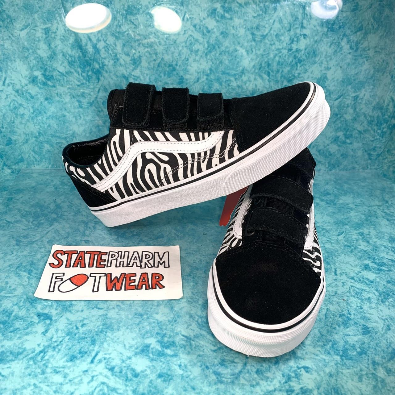 vans old skool zebra print